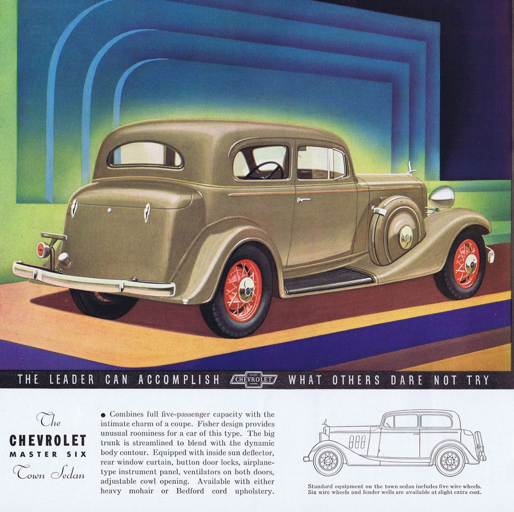 1933 Chevrolet Full-Line Brochure Page 12